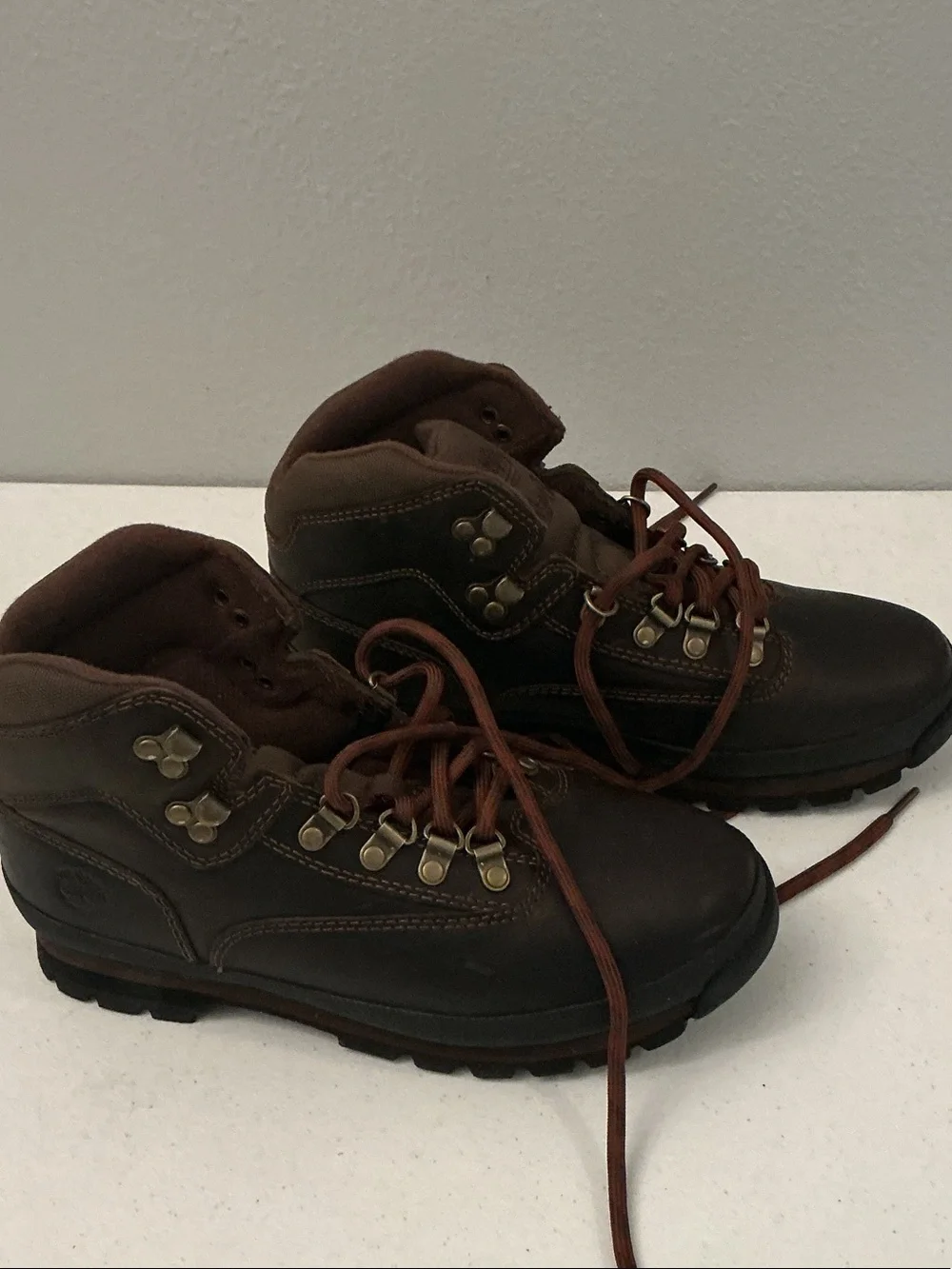 Timberland Dark Brown Leather Women’s Outdoor Boots